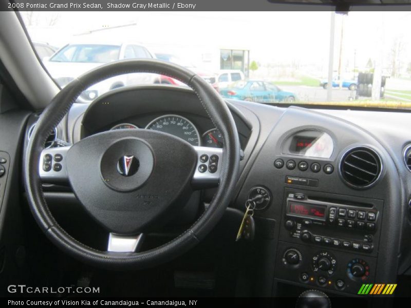 Shadow Gray Metallic / Ebony 2008 Pontiac Grand Prix Sedan