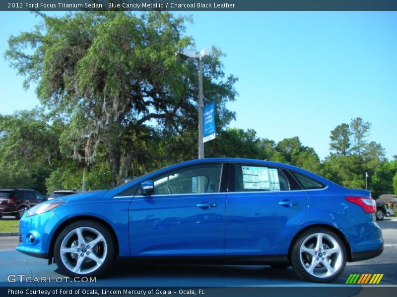  2012 Focus Titanium Sedan Blue Candy Metallic
