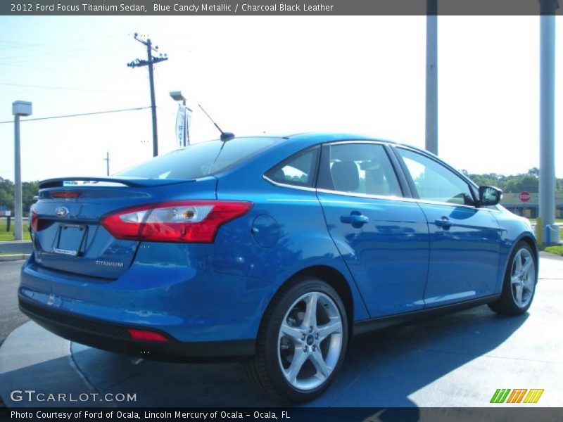  2012 Focus Titanium Sedan Blue Candy Metallic
