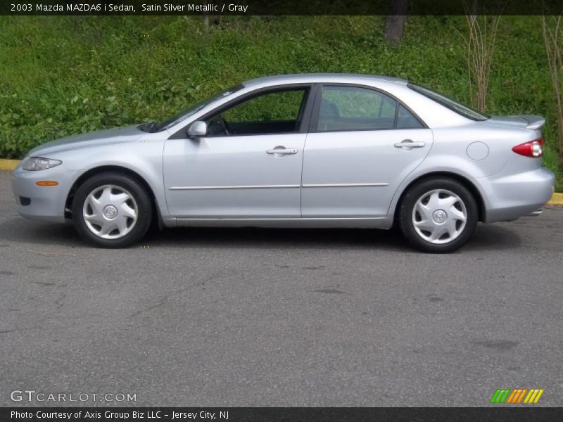 Satin Silver Metallic / Gray 2003 Mazda MAZDA6 i Sedan
