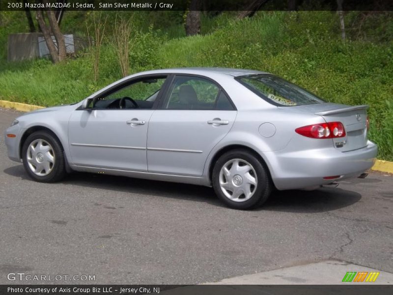 Satin Silver Metallic / Gray 2003 Mazda MAZDA6 i Sedan