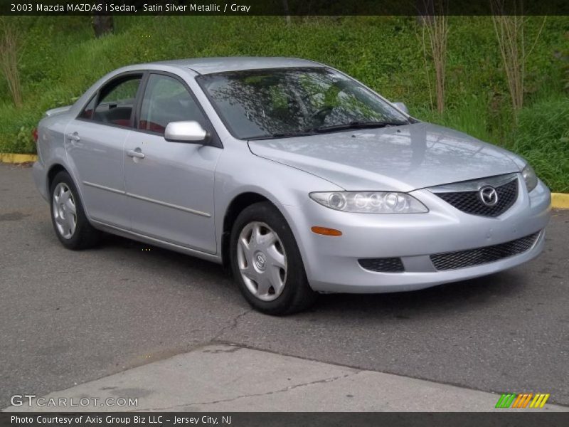 Satin Silver Metallic / Gray 2003 Mazda MAZDA6 i Sedan