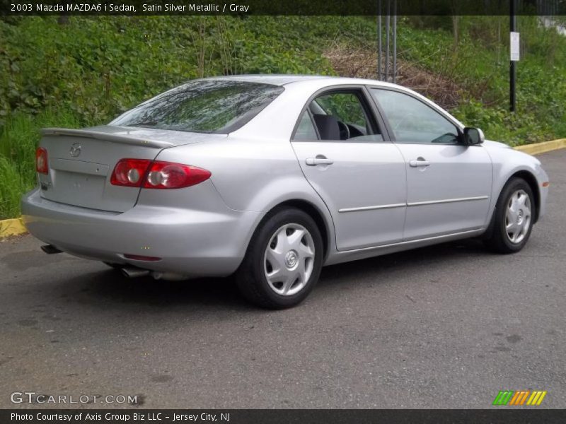 Satin Silver Metallic / Gray 2003 Mazda MAZDA6 i Sedan