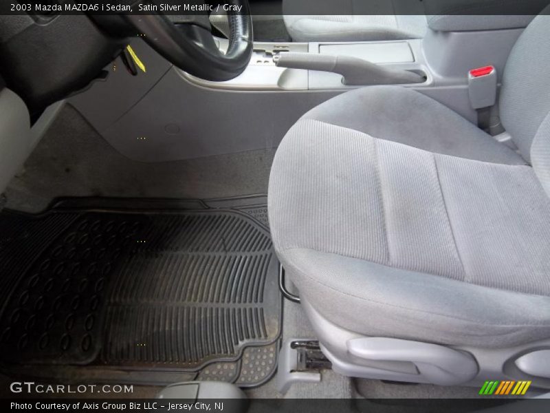 Satin Silver Metallic / Gray 2003 Mazda MAZDA6 i Sedan