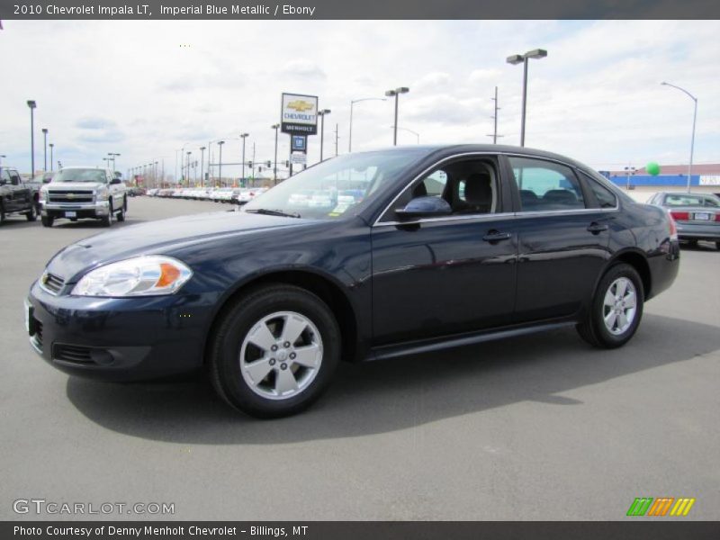 Imperial Blue Metallic / Ebony 2010 Chevrolet Impala LT