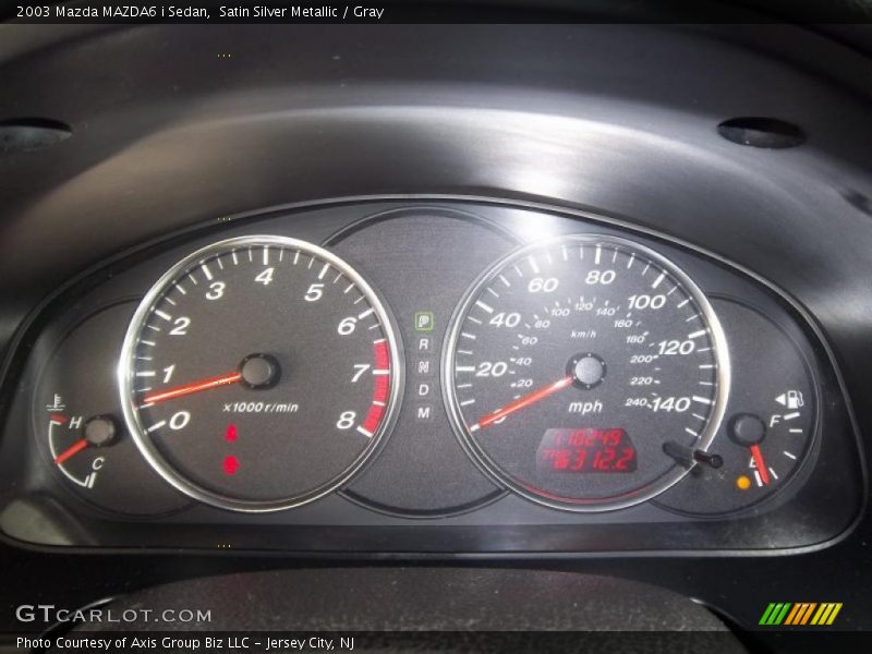 Satin Silver Metallic / Gray 2003 Mazda MAZDA6 i Sedan