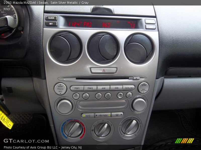 Satin Silver Metallic / Gray 2003 Mazda MAZDA6 i Sedan