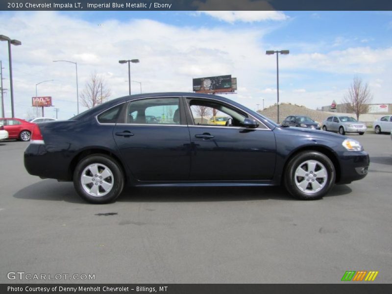 Imperial Blue Metallic / Ebony 2010 Chevrolet Impala LT