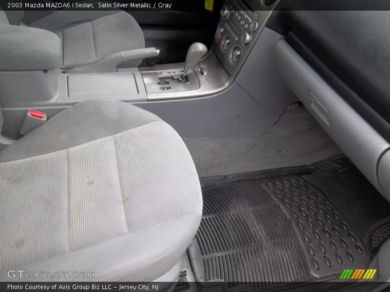 Satin Silver Metallic / Gray 2003 Mazda MAZDA6 i Sedan