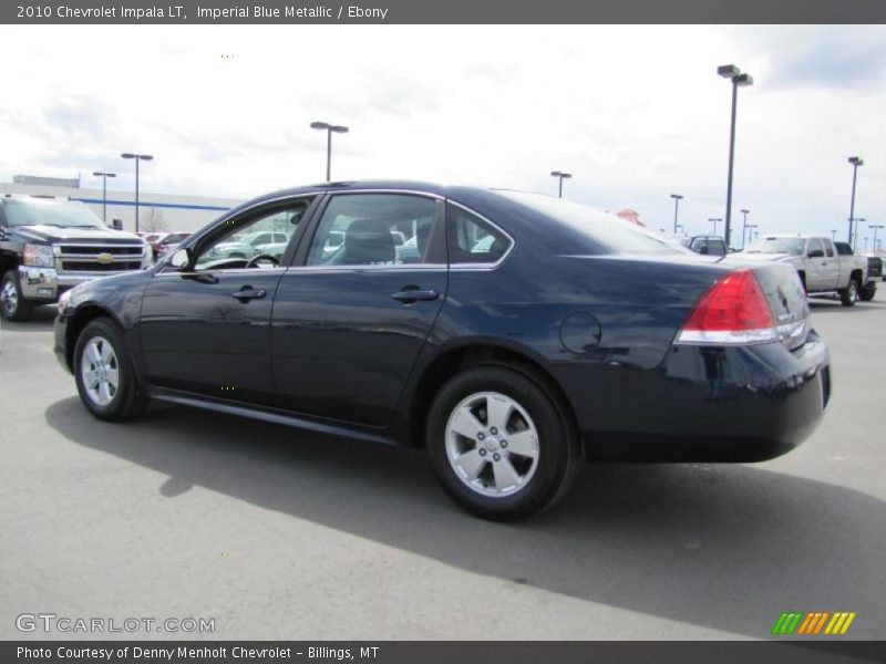 Imperial Blue Metallic / Ebony 2010 Chevrolet Impala LT