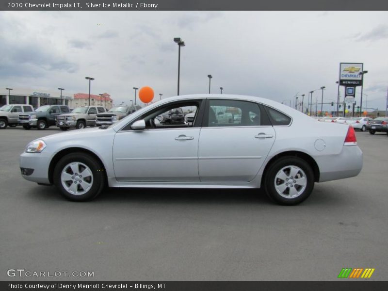 Silver Ice Metallic / Ebony 2010 Chevrolet Impala LT