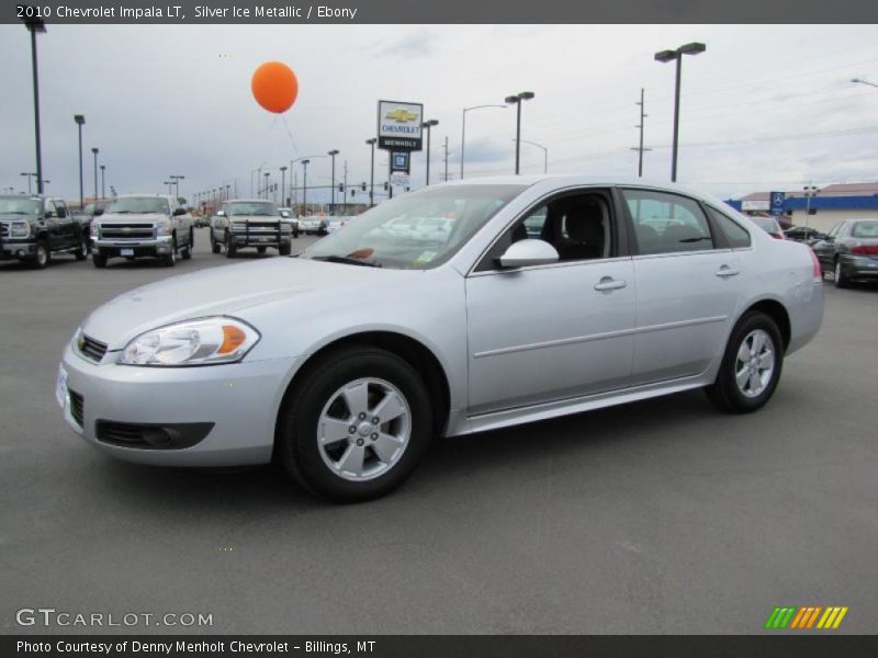 Silver Ice Metallic / Ebony 2010 Chevrolet Impala LT