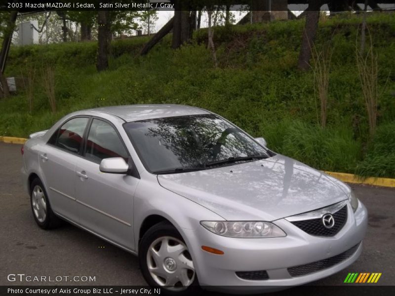 Satin Silver Metallic / Gray 2003 Mazda MAZDA6 i Sedan