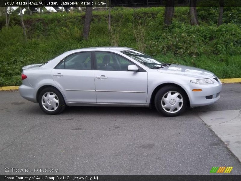 Satin Silver Metallic / Gray 2003 Mazda MAZDA6 i Sedan