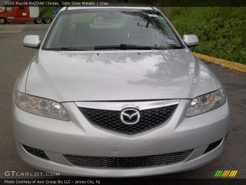 Satin Silver Metallic / Gray 2003 Mazda MAZDA6 i Sedan