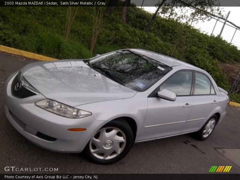Satin Silver Metallic / Gray 2003 Mazda MAZDA6 i Sedan