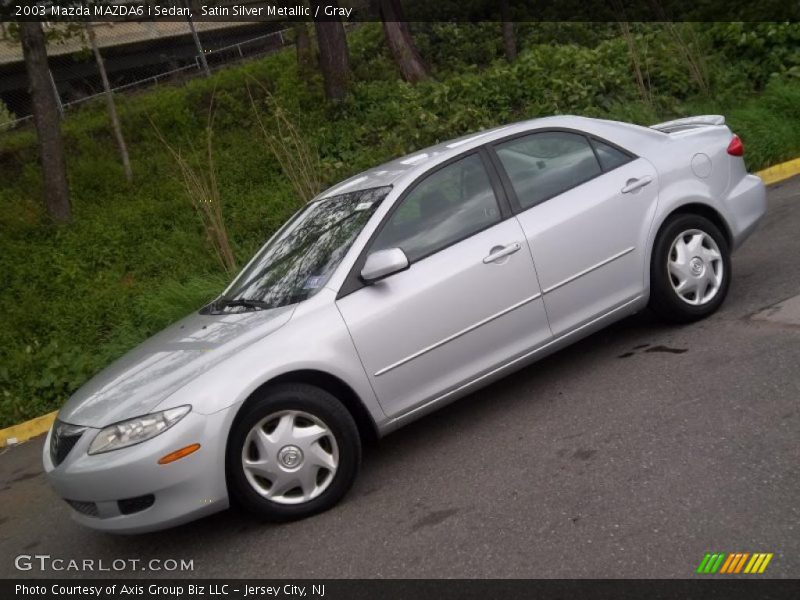 Satin Silver Metallic / Gray 2003 Mazda MAZDA6 i Sedan