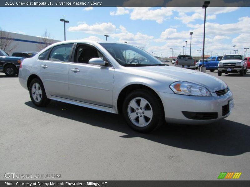 Silver Ice Metallic / Ebony 2010 Chevrolet Impala LT