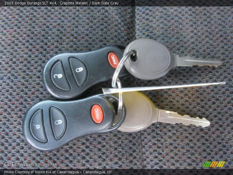 Graphite Metallic / Dark Slate Gray 2003 Dodge Durango SLT 4x4