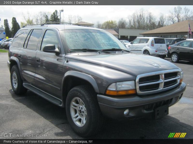 Graphite Metallic / Dark Slate Gray 2003 Dodge Durango SLT 4x4