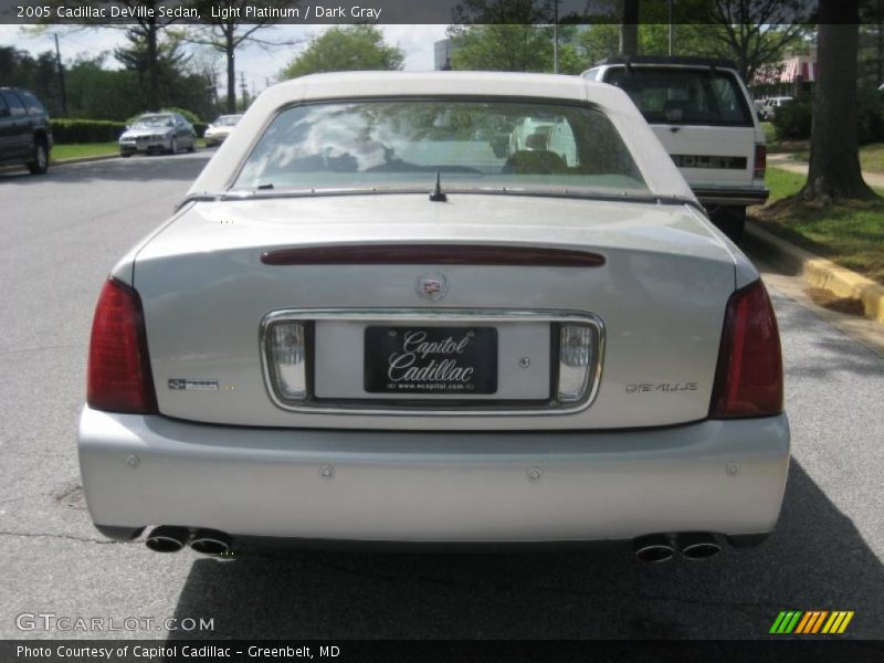 Light Platinum / Dark Gray 2005 Cadillac DeVille Sedan