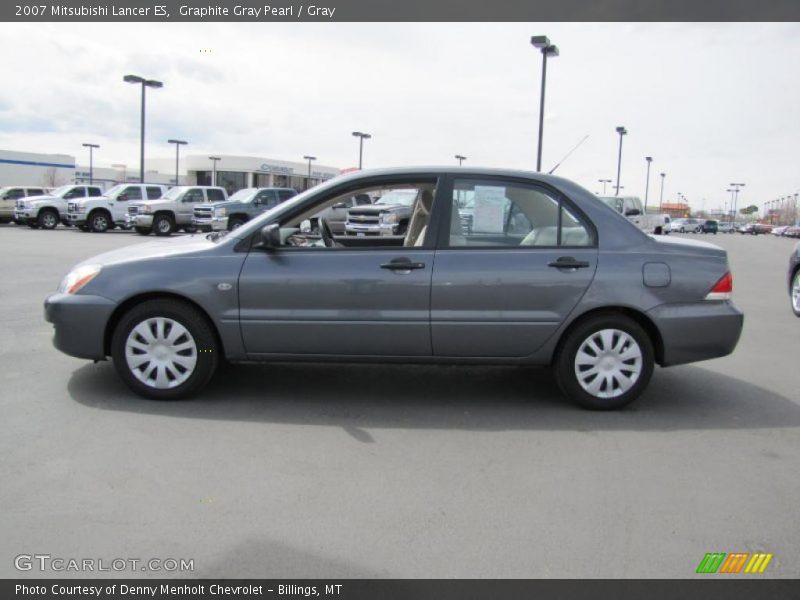 Graphite Gray Pearl / Gray 2007 Mitsubishi Lancer ES