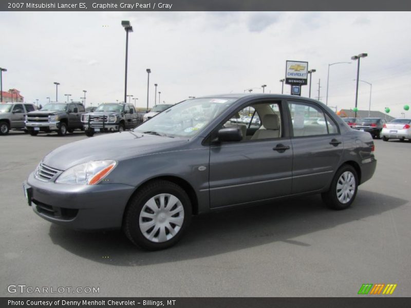 Graphite Gray Pearl / Gray 2007 Mitsubishi Lancer ES
