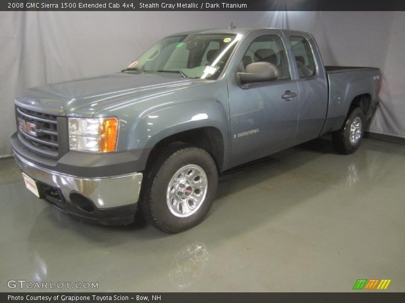 Stealth Gray Metallic / Dark Titanium 2008 GMC Sierra 1500 Extended Cab 4x4