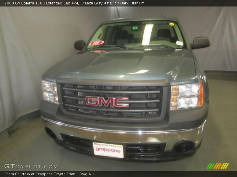 Stealth Gray Metallic / Dark Titanium 2008 GMC Sierra 1500 Extended Cab 4x4