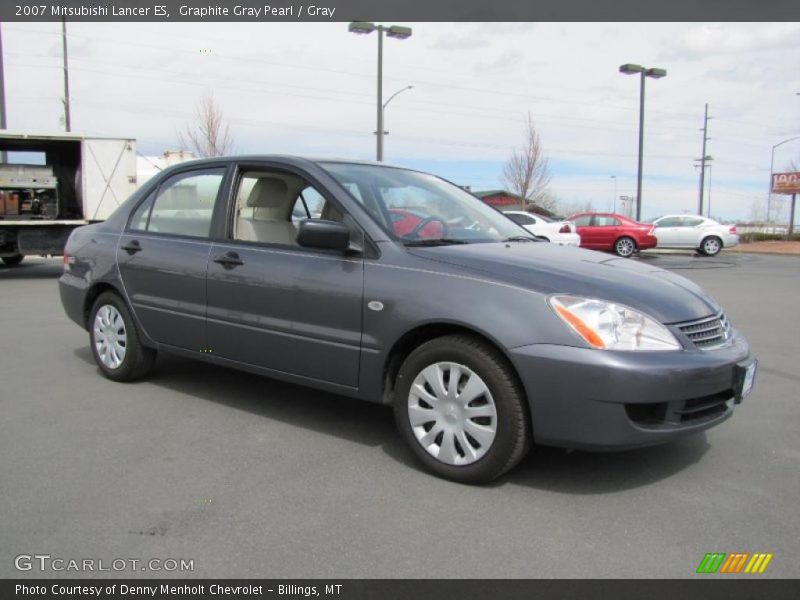 Graphite Gray Pearl / Gray 2007 Mitsubishi Lancer ES