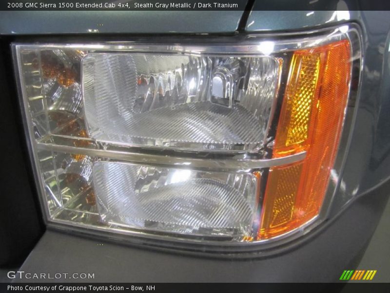 Stealth Gray Metallic / Dark Titanium 2008 GMC Sierra 1500 Extended Cab 4x4