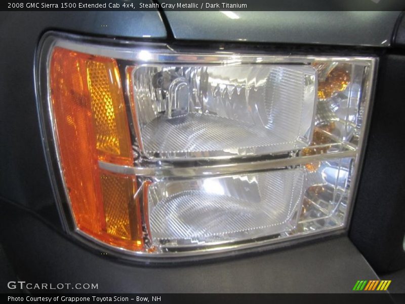 Stealth Gray Metallic / Dark Titanium 2008 GMC Sierra 1500 Extended Cab 4x4