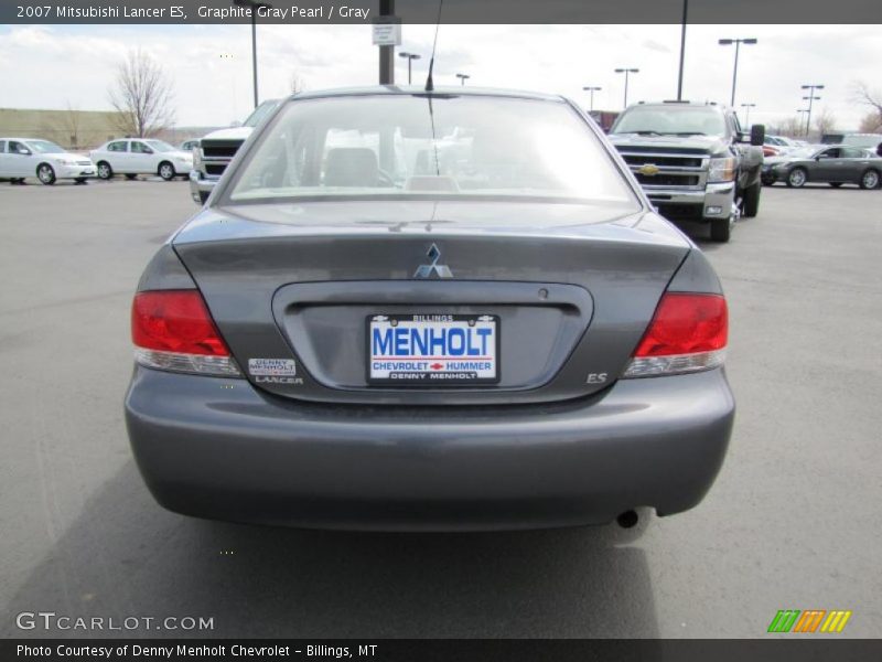 Graphite Gray Pearl / Gray 2007 Mitsubishi Lancer ES