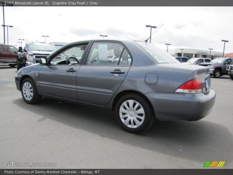 Graphite Gray Pearl / Gray 2007 Mitsubishi Lancer ES