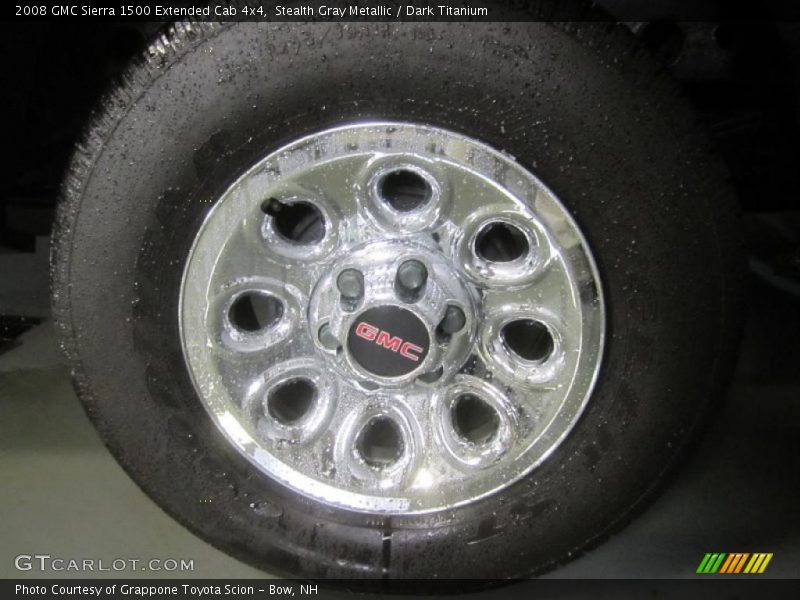 Stealth Gray Metallic / Dark Titanium 2008 GMC Sierra 1500 Extended Cab 4x4