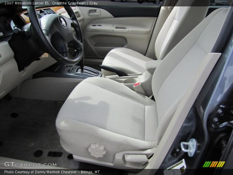 Graphite Gray Pearl / Gray 2007 Mitsubishi Lancer ES