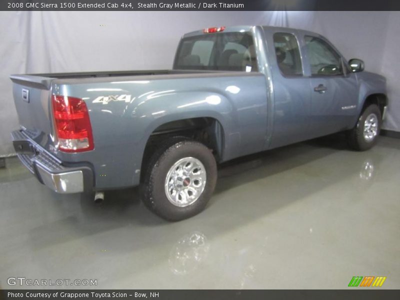 Stealth Gray Metallic / Dark Titanium 2008 GMC Sierra 1500 Extended Cab 4x4