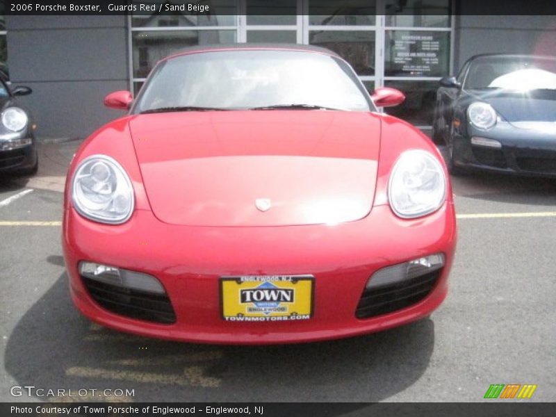 Guards Red / Sand Beige 2006 Porsche Boxster