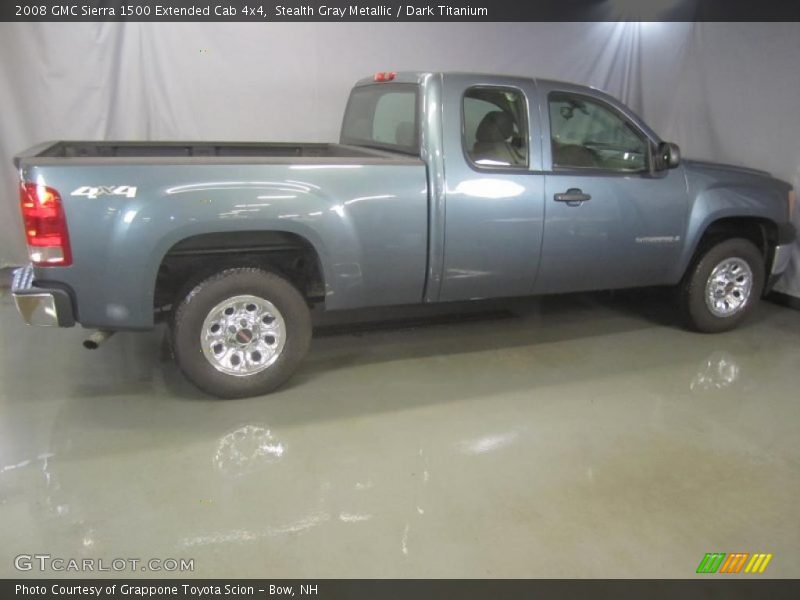 Stealth Gray Metallic / Dark Titanium 2008 GMC Sierra 1500 Extended Cab 4x4