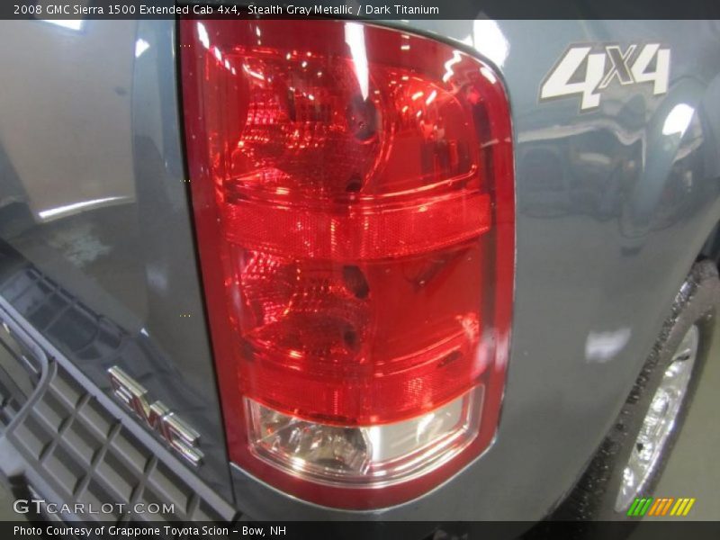 Stealth Gray Metallic / Dark Titanium 2008 GMC Sierra 1500 Extended Cab 4x4