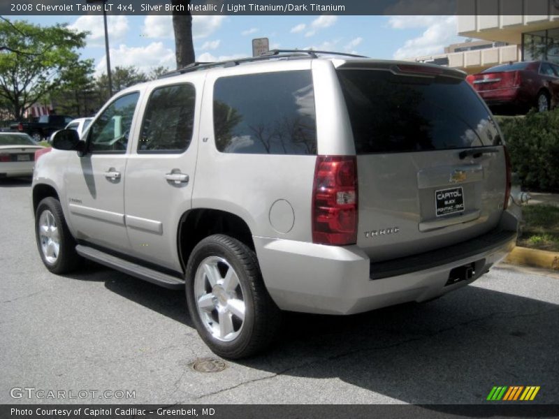 Silver Birch Metallic / Light Titanium/Dark Titanium 2008 Chevrolet Tahoe LT 4x4
