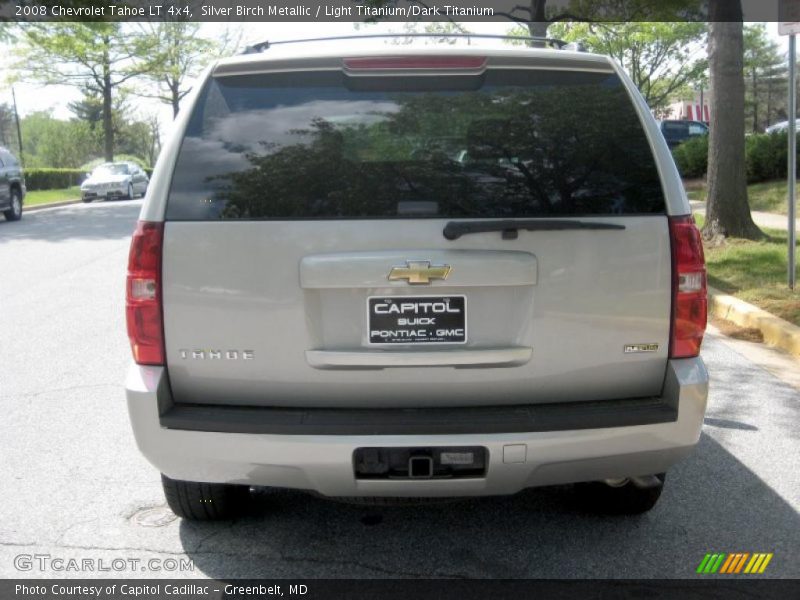 Silver Birch Metallic / Light Titanium/Dark Titanium 2008 Chevrolet Tahoe LT 4x4