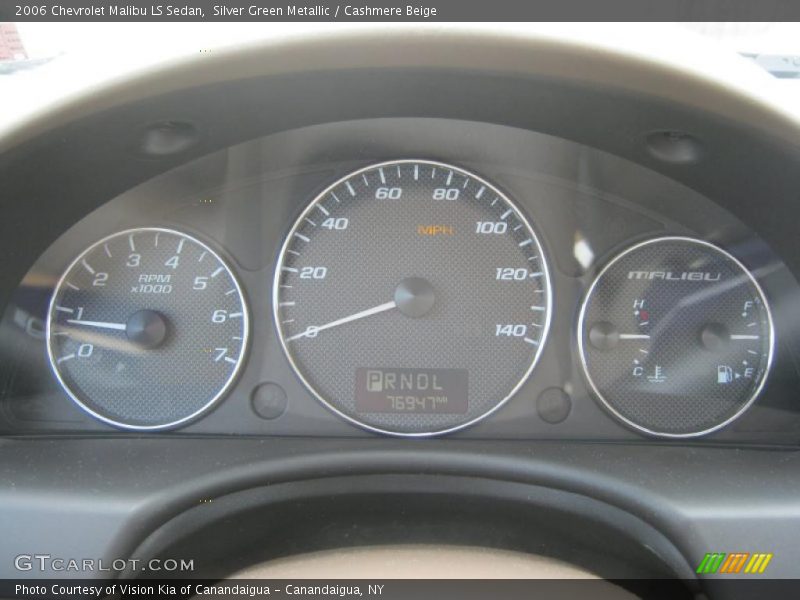 Silver Green Metallic / Cashmere Beige 2006 Chevrolet Malibu LS Sedan