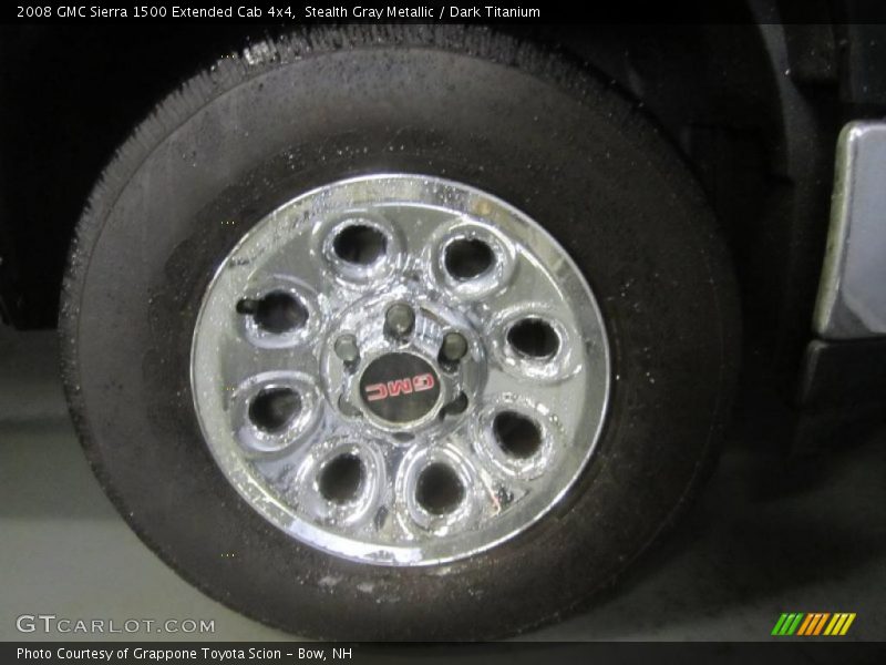 Stealth Gray Metallic / Dark Titanium 2008 GMC Sierra 1500 Extended Cab 4x4