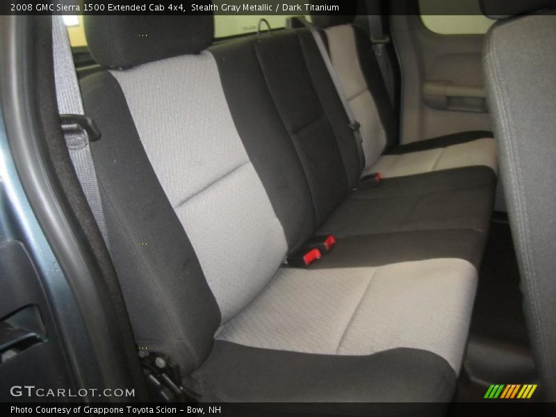 Stealth Gray Metallic / Dark Titanium 2008 GMC Sierra 1500 Extended Cab 4x4