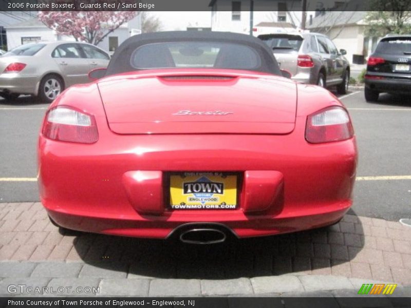 Guards Red / Sand Beige 2006 Porsche Boxster