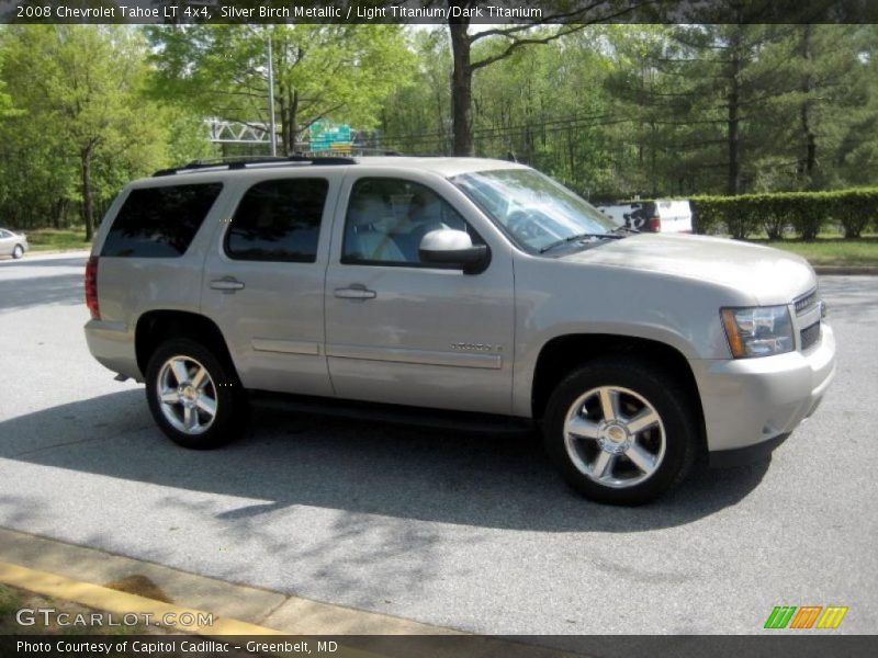 Silver Birch Metallic / Light Titanium/Dark Titanium 2008 Chevrolet Tahoe LT 4x4