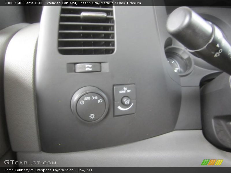 Stealth Gray Metallic / Dark Titanium 2008 GMC Sierra 1500 Extended Cab 4x4