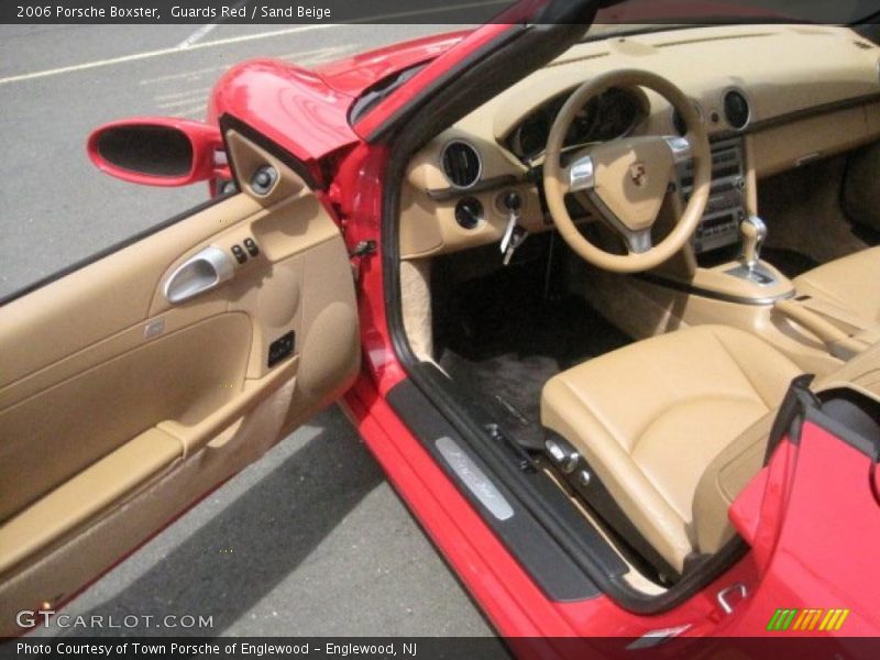 Guards Red / Sand Beige 2006 Porsche Boxster