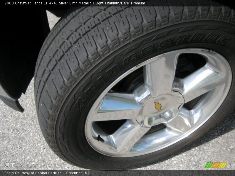 Silver Birch Metallic / Light Titanium/Dark Titanium 2008 Chevrolet Tahoe LT 4x4